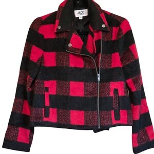 Jack by BB Dakota Women's Red and Black Plaid Jack by BB Dakotaet